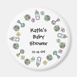 Baby Magnet - Rasseln, Schnuller, Bausteine und Fl