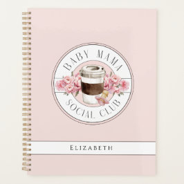 Baby Mama Social Club, Pink Personalisiert Planer