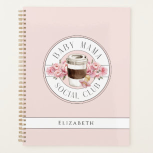 Baby Mama Social Club, Pink Personalisiert Planer
