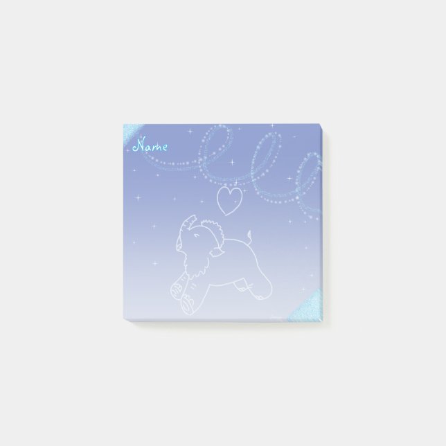 Baby Mammoth Post-it Klebezettel (Vorderseite)