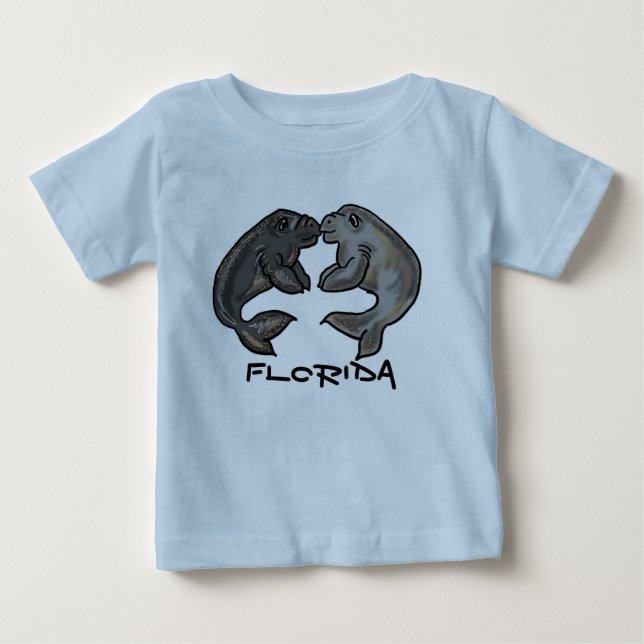 Baby Manatee Florida Strampler (Vorderseite)