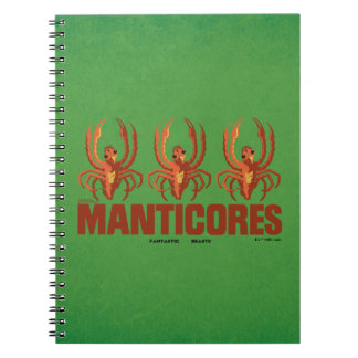 Baby Manticores Vintag Graphic Notizblock