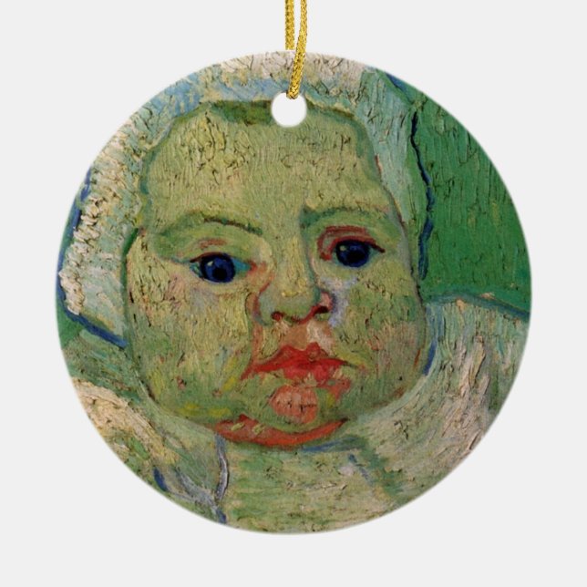 Baby Marcelle Roulin von Vincent van Gogh Keramikornament (Vorne)
