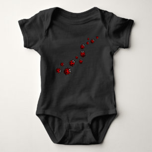 Baby Marienkäfer Bodysuit Süßer Marienkäfer Baby E Strampler
