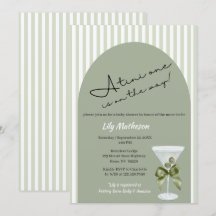 Baby Martini 'tini-one' Baby Shower