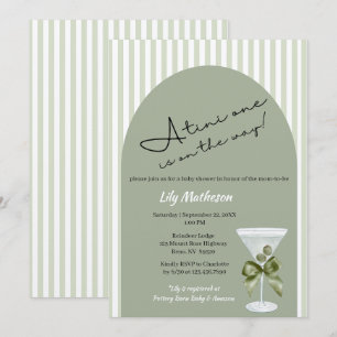 Baby Martini 'tini-one' Babyparty Einladung