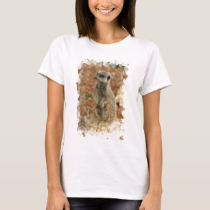 Baby Meerkat Damen-angepasster T - Shirt