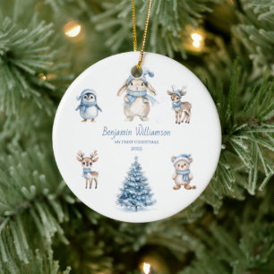 Baby Mein erstes Weihnachten Benutzerdefiniert Wal Keramik Ornament
