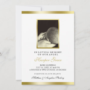 Baby-Memorial   Imitate Gold und Weiß   Benutzerde Ankündigung