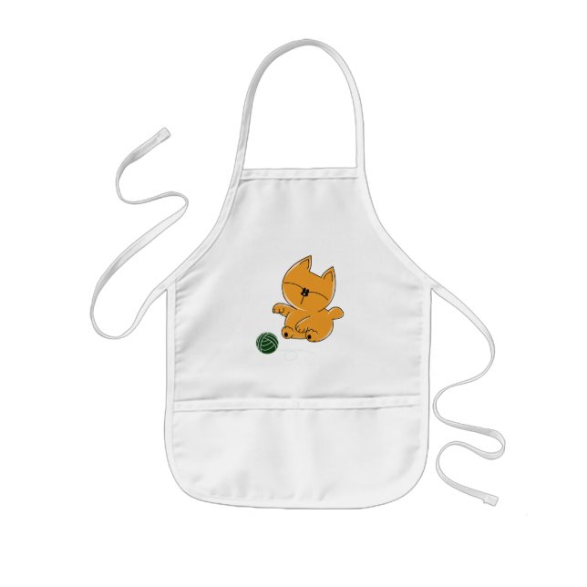 Baby-Miezekatze Chan Kinderschürze (Vorne)