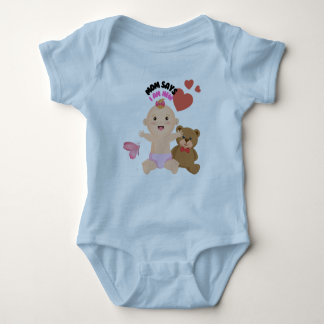 BABY MIT TEDDY BABY STRAMPLER
