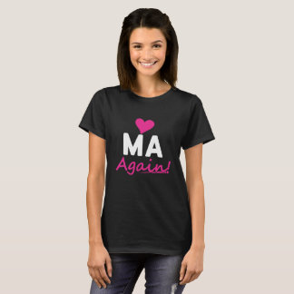 Baby-Mitteilungs-Geschenk Herz-MAs wieder T-Shirt