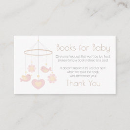 Baby-Mobile Bücher für Baby Begleitkarte