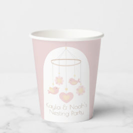 Baby Mobile Nesting-Party Pappbecher