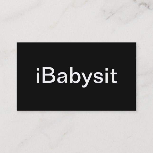 Baby-Modell-Visitenkarte Visitenkarte (Vorderseite)