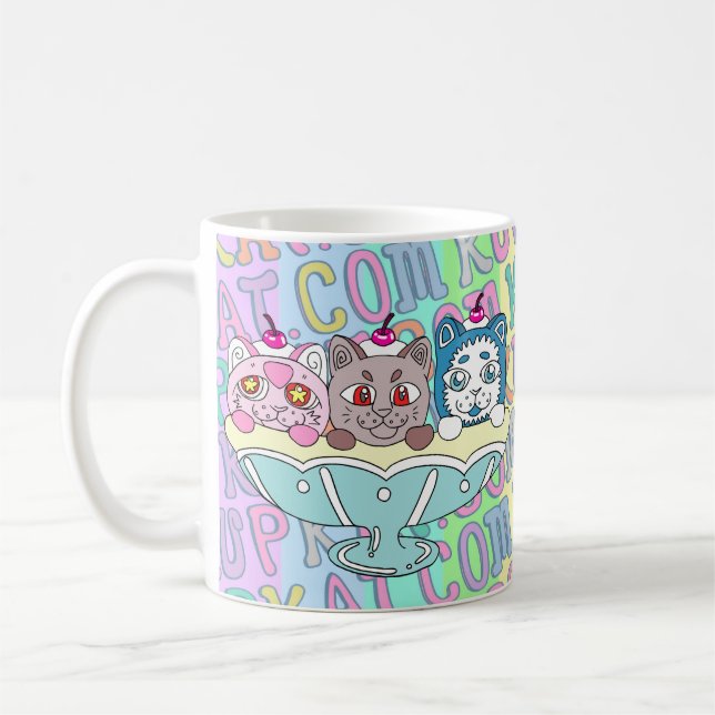 Baby Momo, Coco and Biru Kaffeetasse (Links)