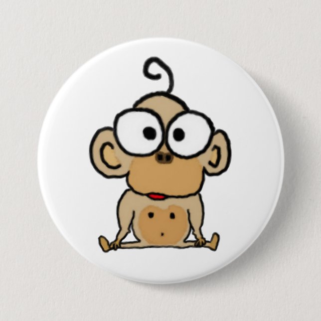 Baby Monkey Button (Vorderseite)