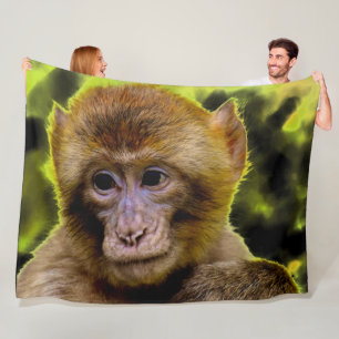 BABY MONKEY FLEECEDECKE