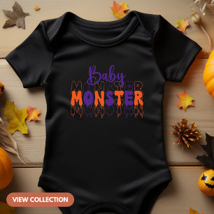 Baby-Monster Halloween-Passende Familie Baby Strampler