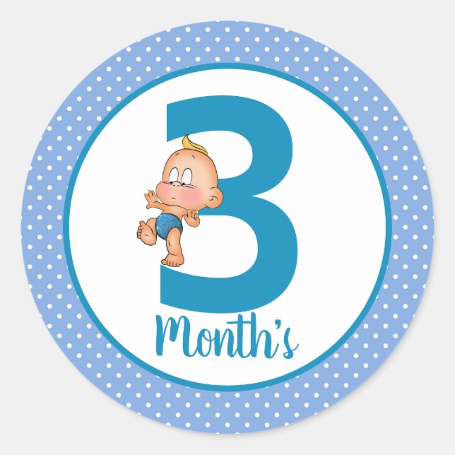 Baby Month Stickers (Vorderseite)