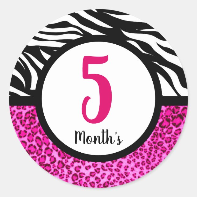 Baby Month Stickers (Vorderseite)