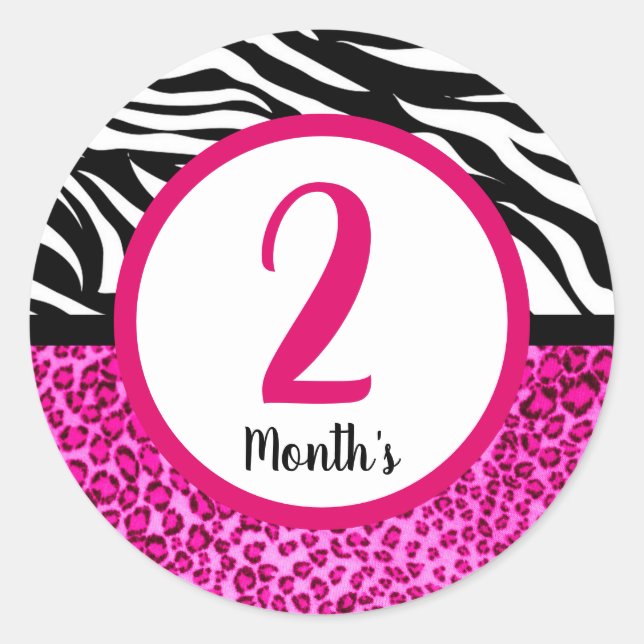 Baby Month Stickers (Vorderseite)