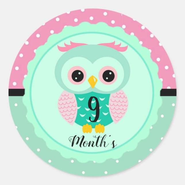 Baby Month Stickers (Vorderseite)
