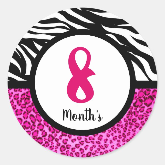 Baby Month Stickers (Vorderseite)