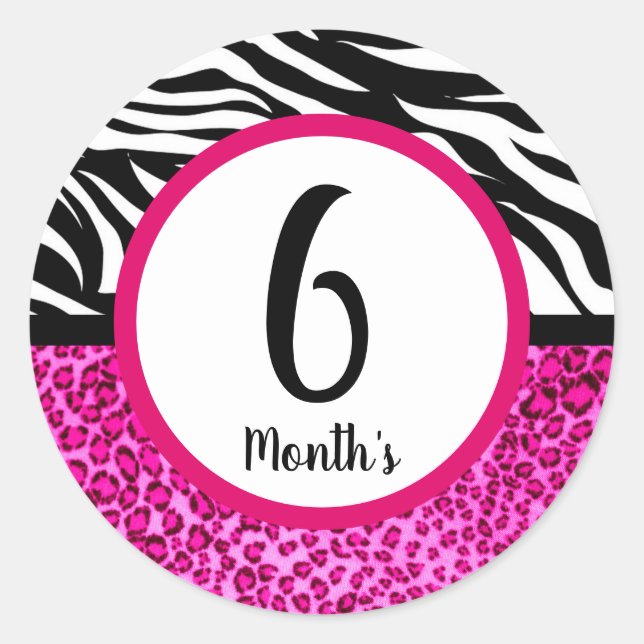 Baby Month Stickers (Vorderseite)