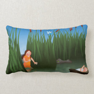 Baby-Moses-Passahfest-Cartoon Lendenkissen