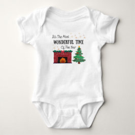 Baby Most Wonderful Time of The Year One Piece  Strampler