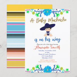 Baby Muchacho Fiesta-Babyparty-Einladung Einladung