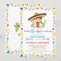 Baby Muchacho Fiesta Mexican Baby Boy Shower