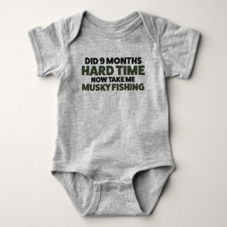 Baby Musky Fishing Jersey Bodysuit Shirt