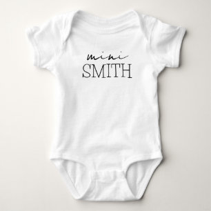 Baby-Name Bodysuit Mädchen, Junge, Mini-Bodysuit, Baby Strampler