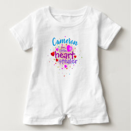 (Baby Name) Kleiner Herzschrittmacher Baby Strampler