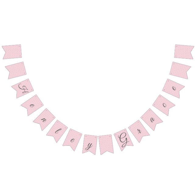 Baby-Name (kundengerecht) Wimpelkette (Alle)