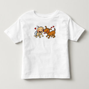 Baby-Nasen-Küsse vom Hund Kleinkind T-shirt
