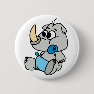 Baby-Nashorn Button