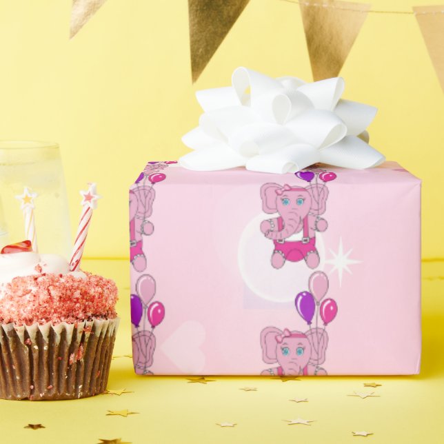 Baby Nelly Geschenk Geschenkpapier (Geburtstagsparty)