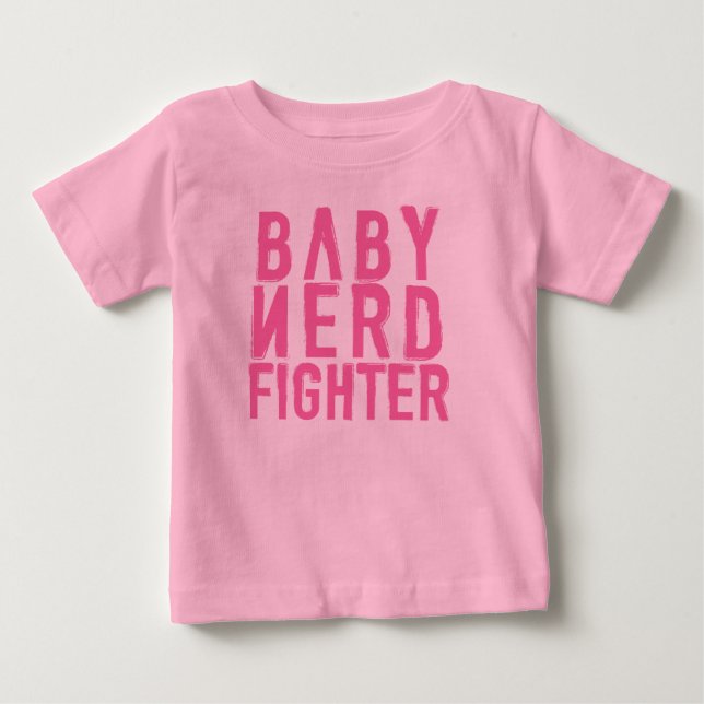 Baby Nerdfighter Rosa T-shirt (Vorderseite)
