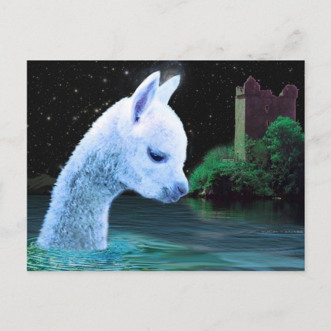 Baby Nessie Postkarte (Vorderseite)