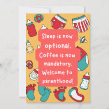 Baby Neue Karte, Humor Edition.