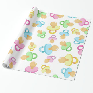 Baby-neutraler Schnuller-kundenspezifisches Geschenkpapier