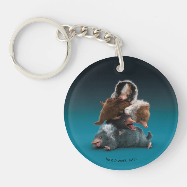 Baby NIFFLER™ Pile Schlüsselanhänger (Vorderseite)