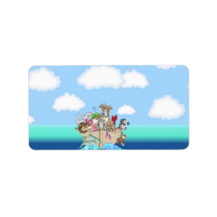 Baby Noahs Ark Hersheys Miniatur Bonbonverpackung  Adressaufkleber