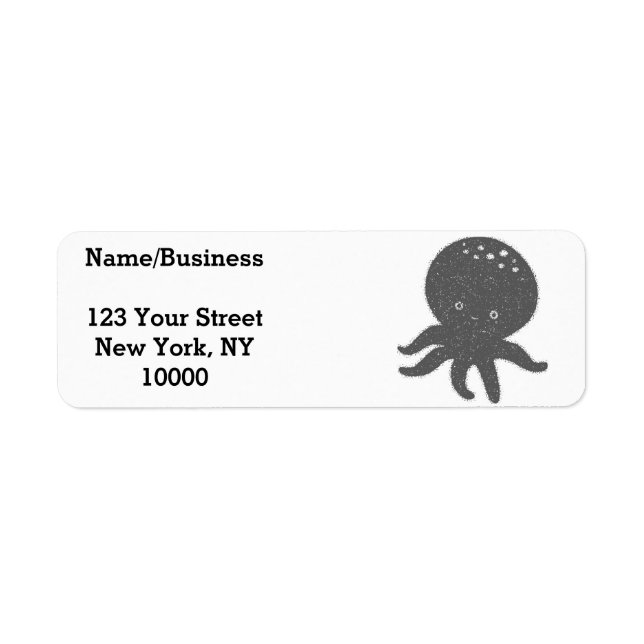 Baby Octopus Alte Papierdrucke kundenspezifisch (Vorne)