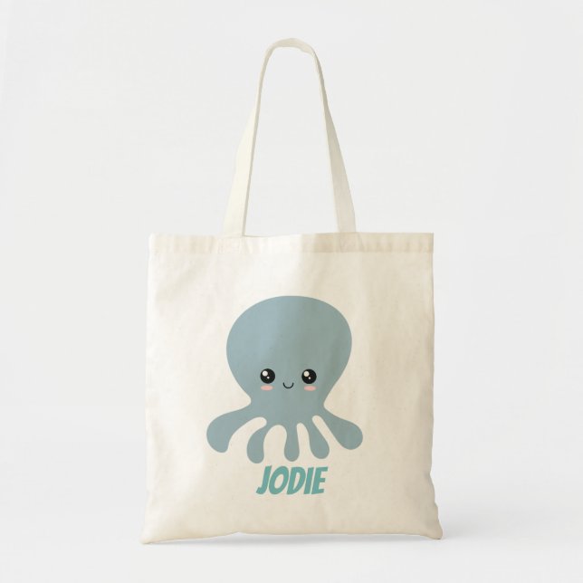 Baby Octopus Tote Bag Tragetasche (Vorne)