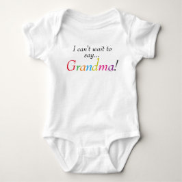 Baby Oma Sprichwort Fun Säugling Shirt