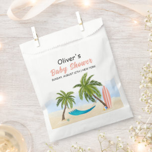 Baby on board Beach Surfing Baby Dusche Geschenktütchen